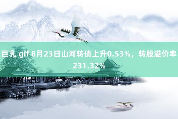 巨乳 gif 8月23日山河转债上升0.53%，转股溢价率231.32%