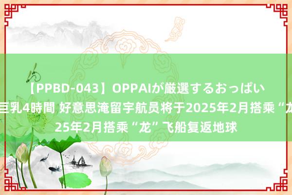 【PPBD-043】OPPAIが厳選するおっぱい 綺麗で敏感な美巨乳4時間 好意思淹留宇航员将于2025年2月搭乘“龙”飞船复返地球